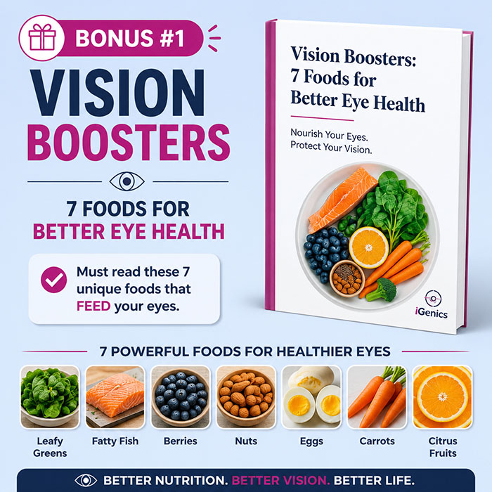 Bonus 1 Vision Boosters – 7 Foods for Better Eye Health