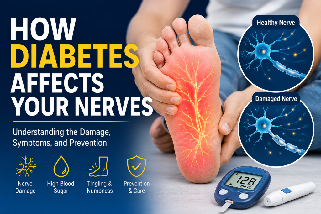 How diabetes affects your nerves