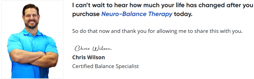 Neuro-Balance Therapy - About Chris Wilson