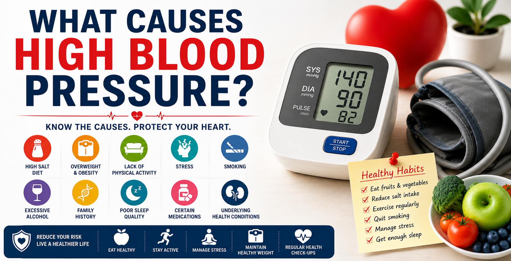 What Causes High Blood Pressure