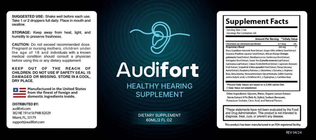 Audifort Key Ingredients